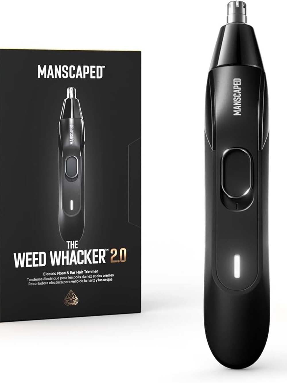 Manscaped The Weed Whacker 2.0 Nose & Ear Trimmer - Black